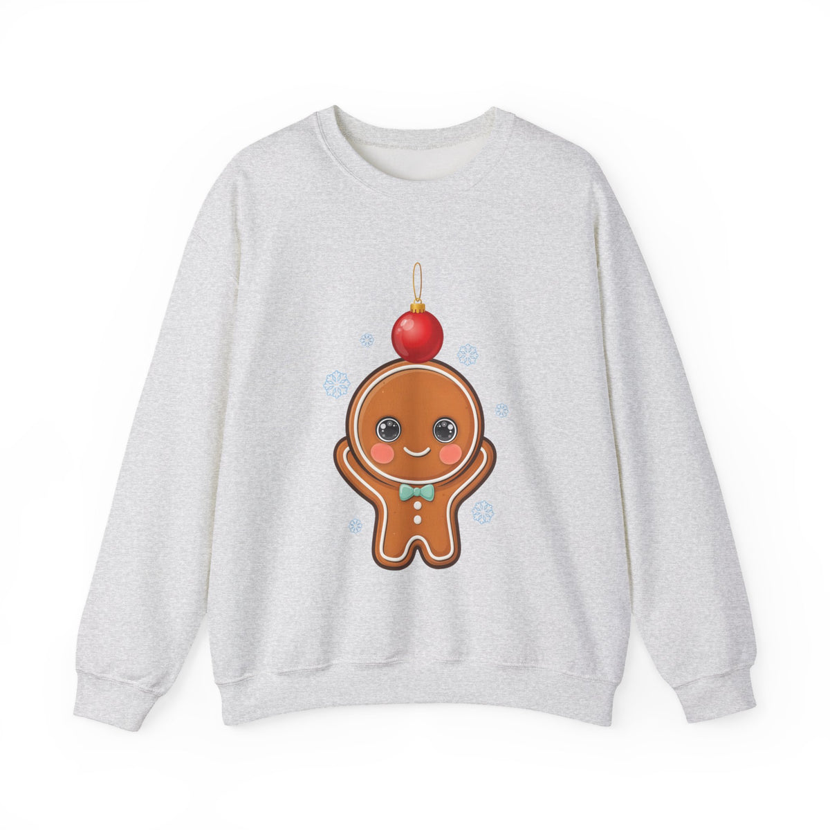 Gingerbread Christmas Sweatshirt, Cute Holiday Crewneck