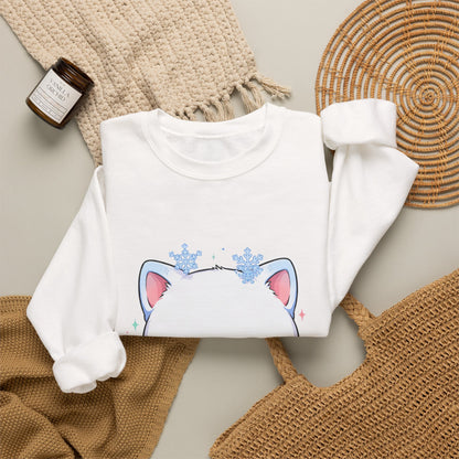 Kawaii Arctic Fox Sweatshirt for Cute Winter Animal Lovers