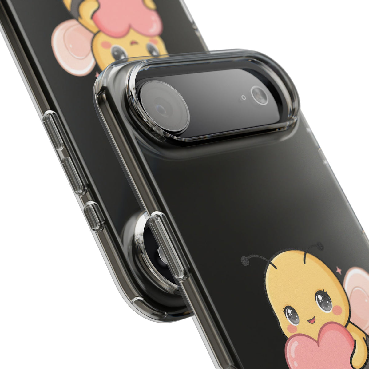 Kawaii Bee Clear Impact-Resistant Phone Case