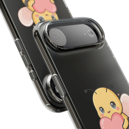 Kawaii Bee Clear Impact-Resistant Phone Case