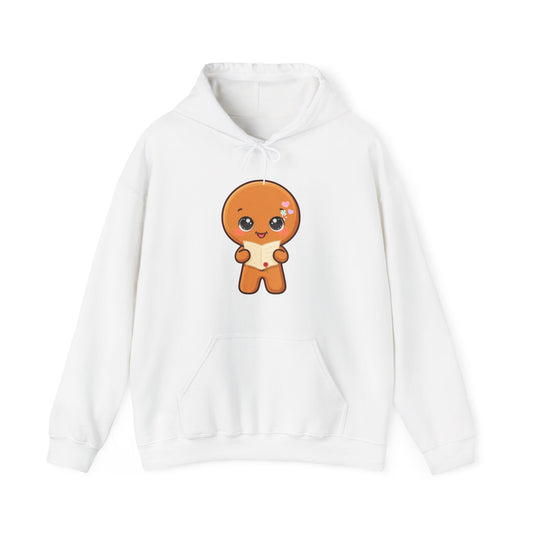 Kawaii Gingerbread Hoodie for Cozy Christmas Letter-Writing
