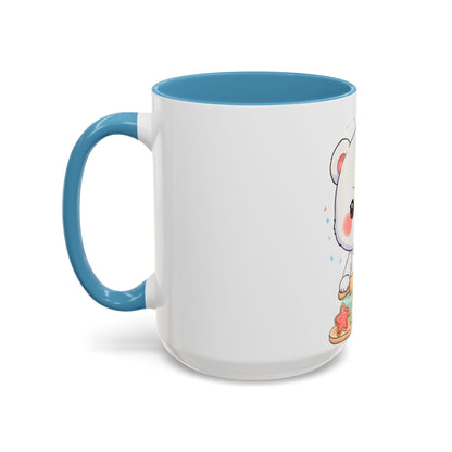 Christmas Cookie Polar Bear Accent Coffee Mug