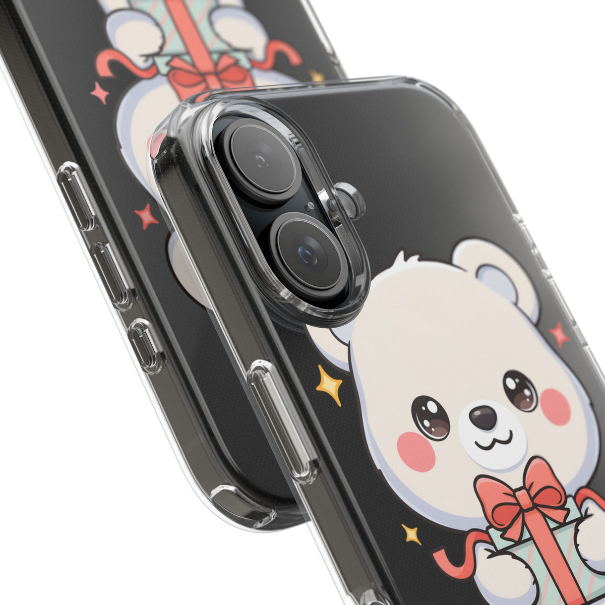 Kawaii Polar Bear Gift Phone Case for Holiday Gifting