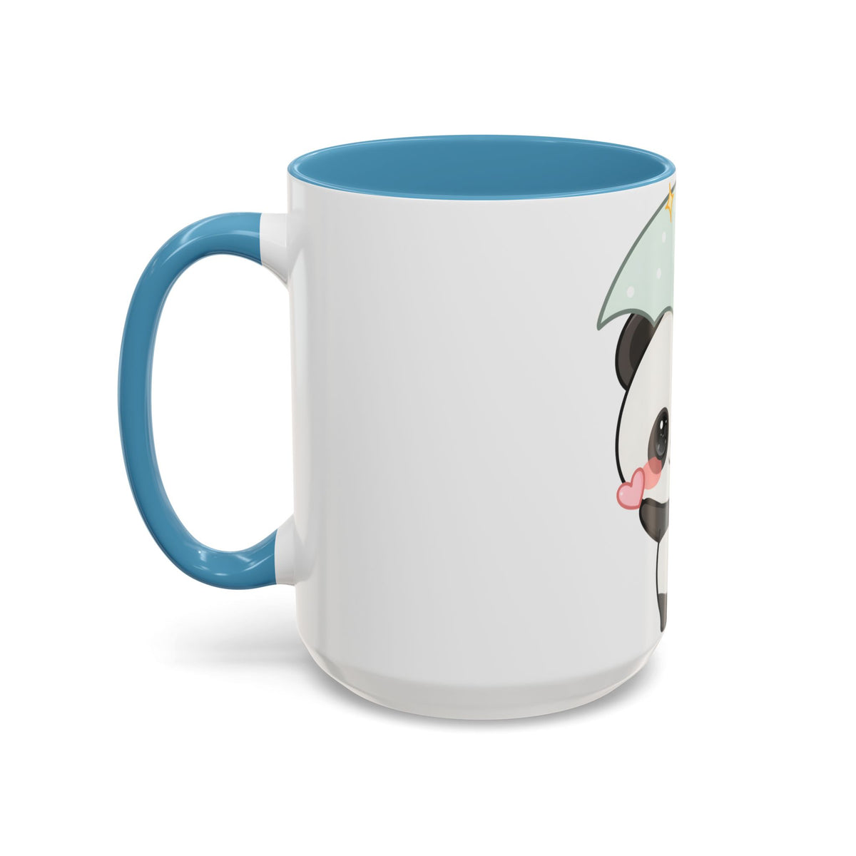 Cute Panda Accent Coffee Mug for Rainy Day Sips