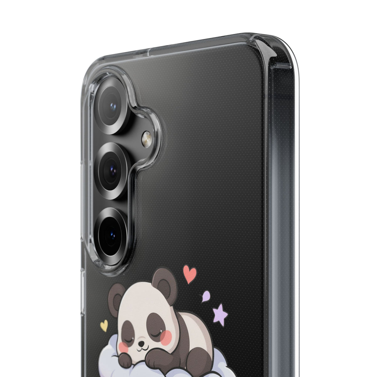 Sleeping Panda Clear Impact-Resistant Phone Case