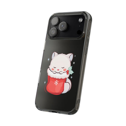 Christmas Fox Phone Case, Cute Holiday Stocking Gift