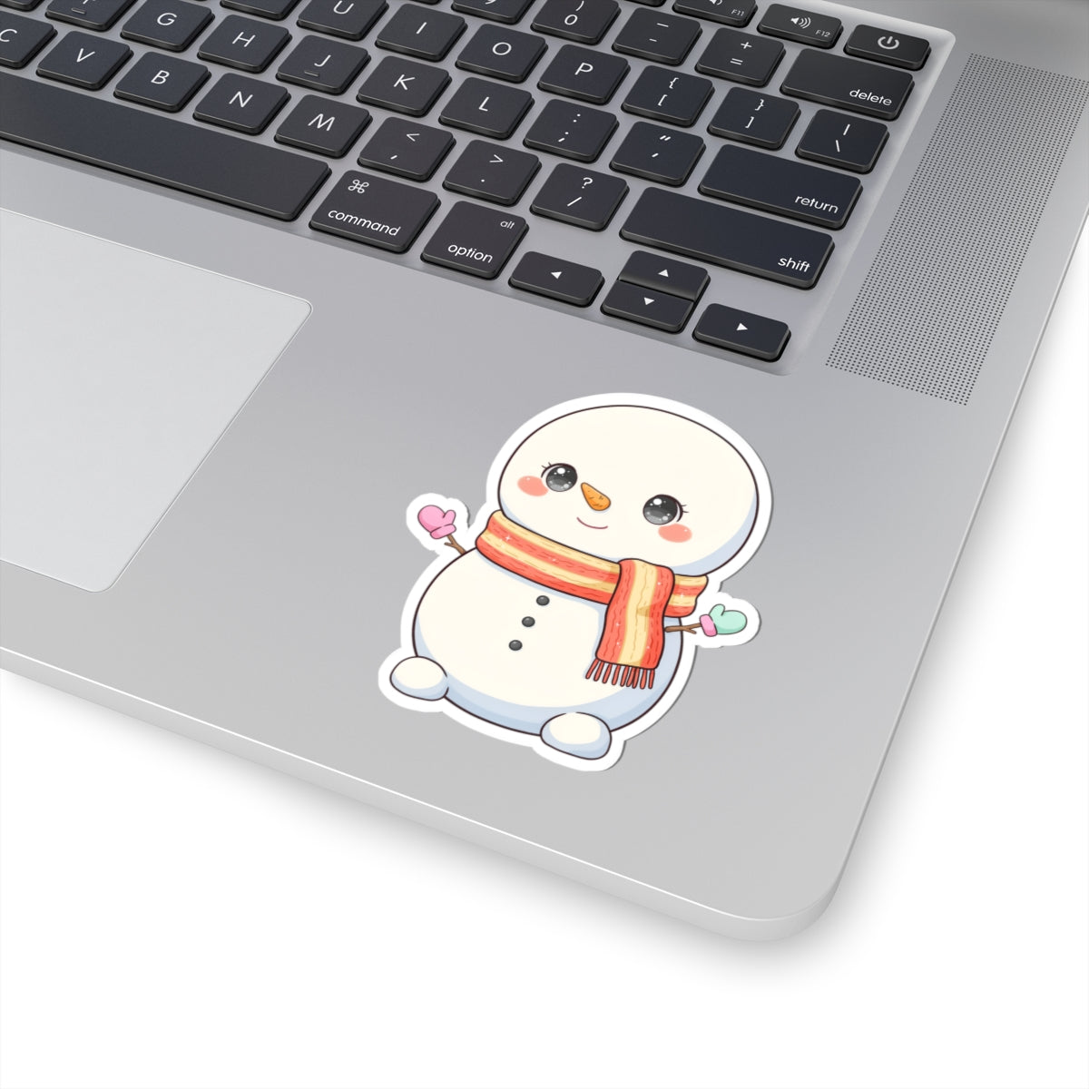 Kawaii Snowman Christmas Sticker for Holiday Gifts