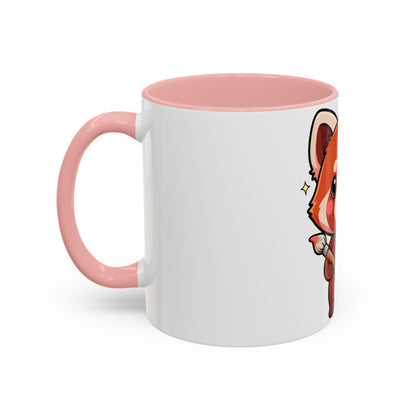 Kawaii Red Panda Accent Coffee Mug for Creative Days