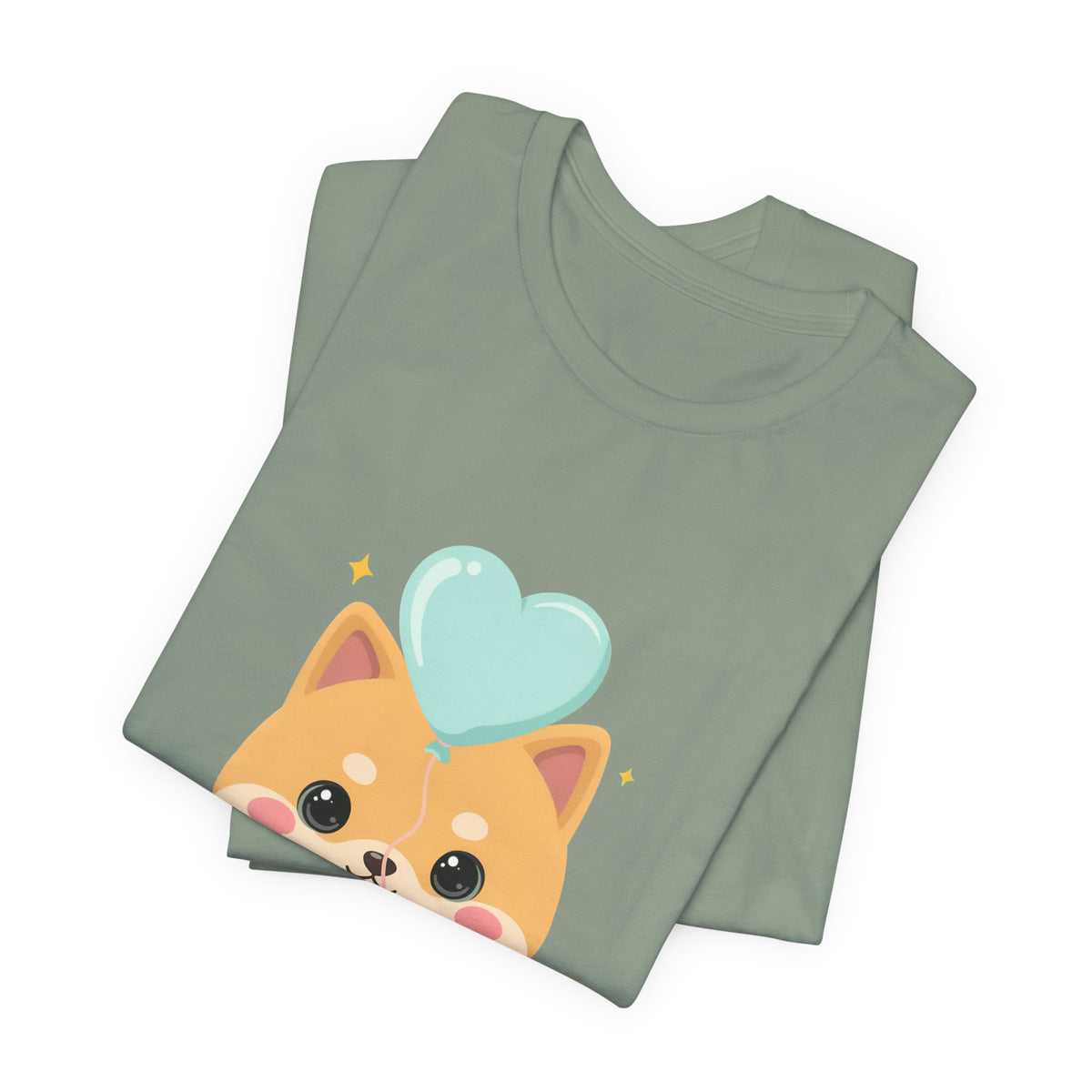 Kawaii Shiba Inu T-Shirt, Cute Balloon Dog Gift