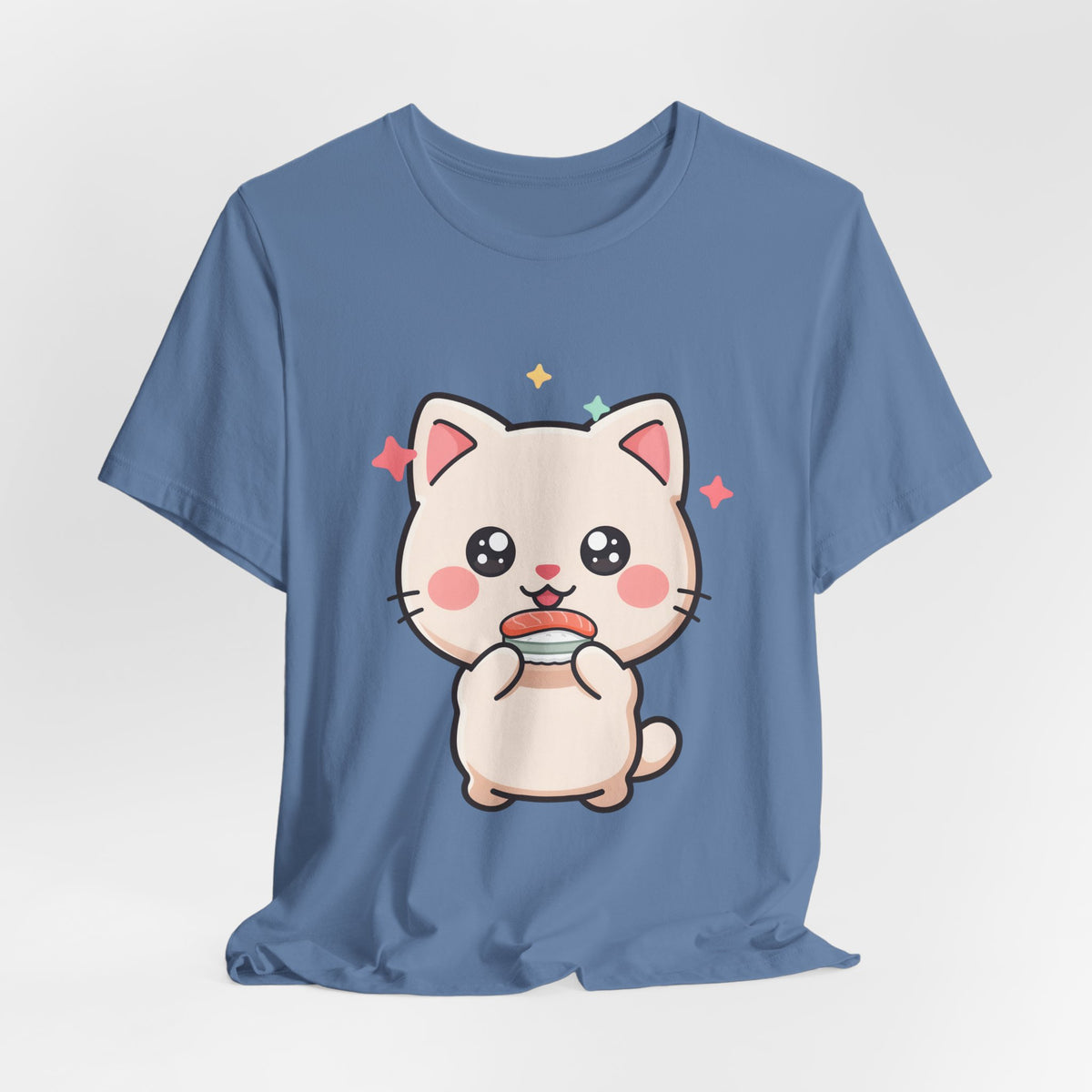 Kawaii Sushi Cat T-Shirt for Cat and Sushi Lovers
