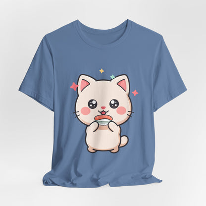 Kawaii Sushi Cat T-Shirt for Cat and Sushi Lovers