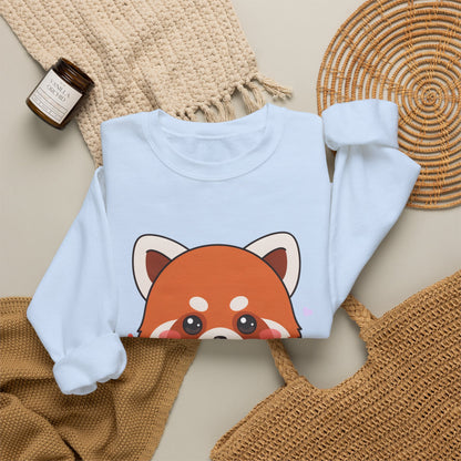 Kawaii Red Panda Ramen Sweatshirt for Cozy Foodie Days