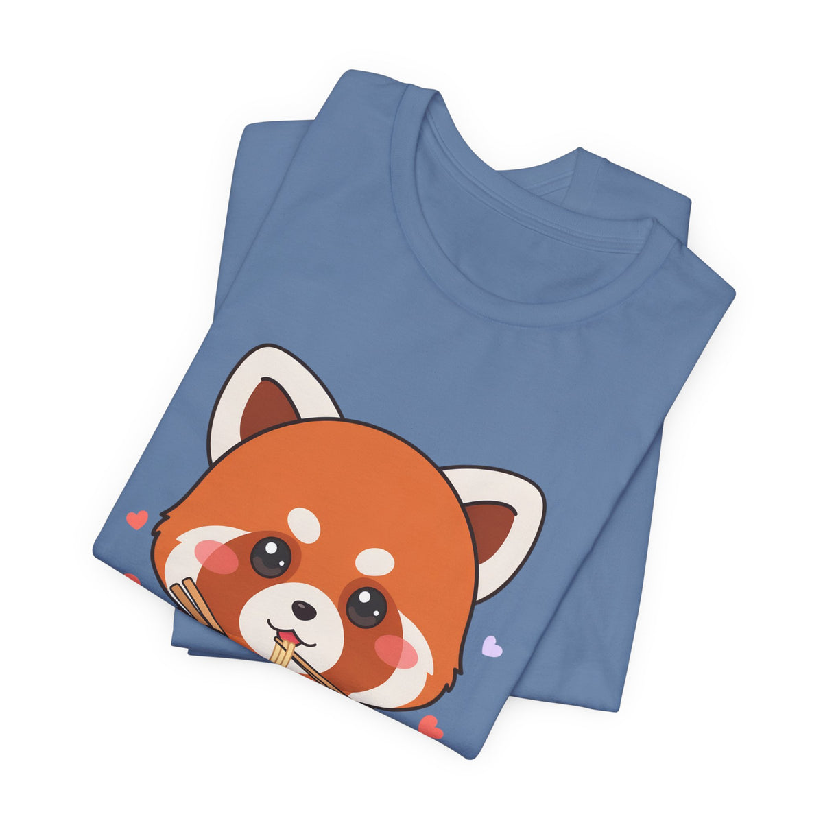 Kawaii Red Panda Ramen T-Shirt for Cozy Foodie Style