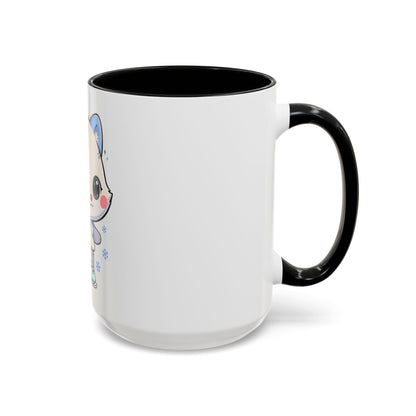 Kawaii Arctic Fox Mug for Cozy Winter Coffee Breaks