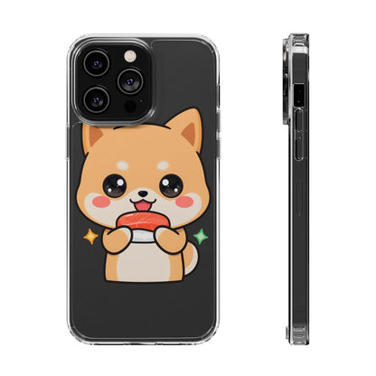 Kawaii Shiba Inu Phone Case for Sushi Lovers