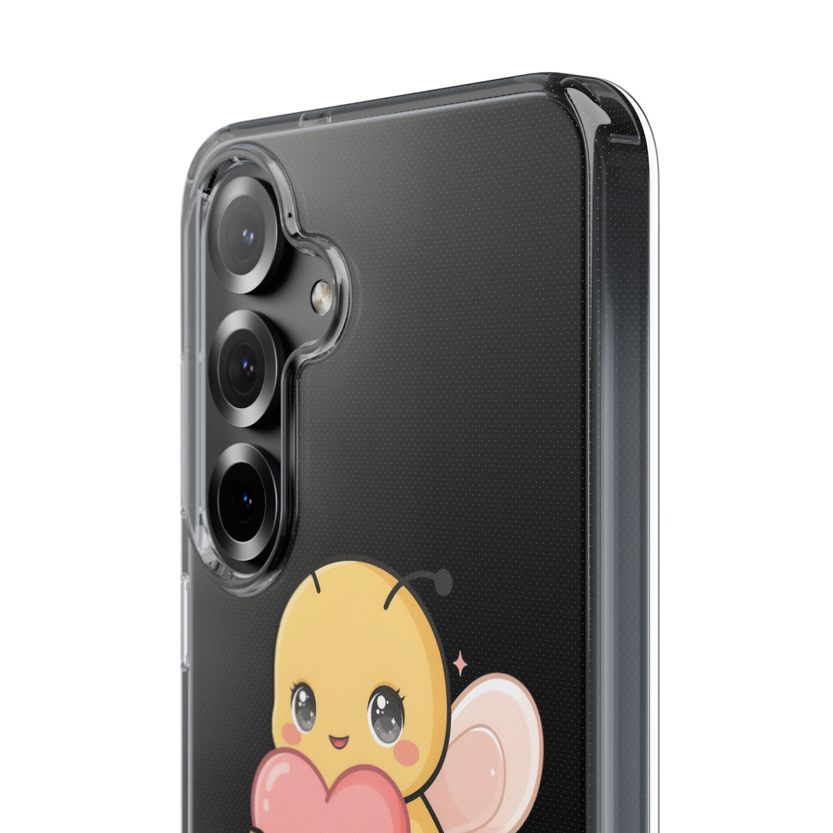 Kawaii Bee Clear Impact-Resistant Phone Case