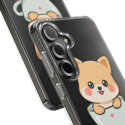 Kawaii Shiba Inu Phone Case – Cute Puppy in a Teacup
