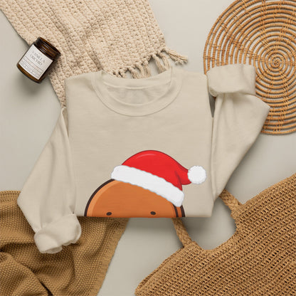 Christmas Gingerbread Sweatshirt, Cute Kawaii Holiday Crewneck