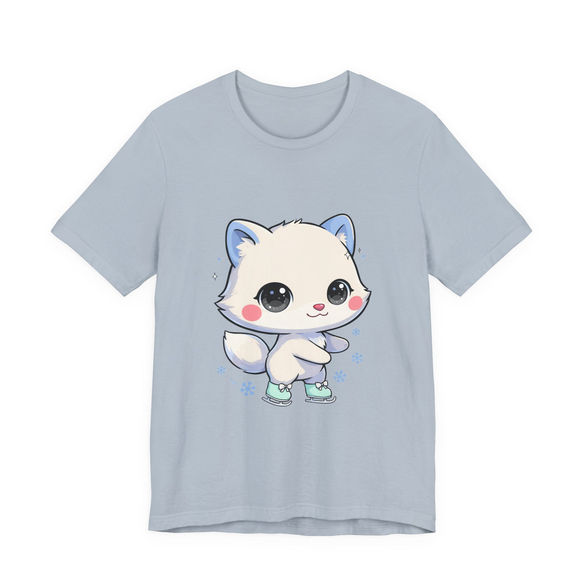 Kawaii Arctic Fox T-Shirt for Winter Gift Giving