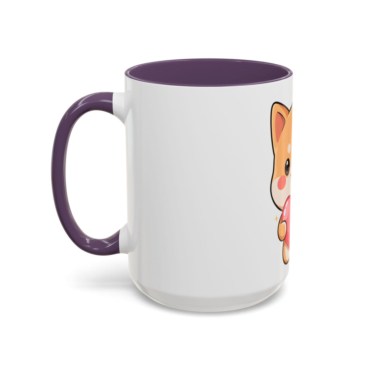 Kawaii Shiba Inu Accent Coffee Mug for Dog Lovers