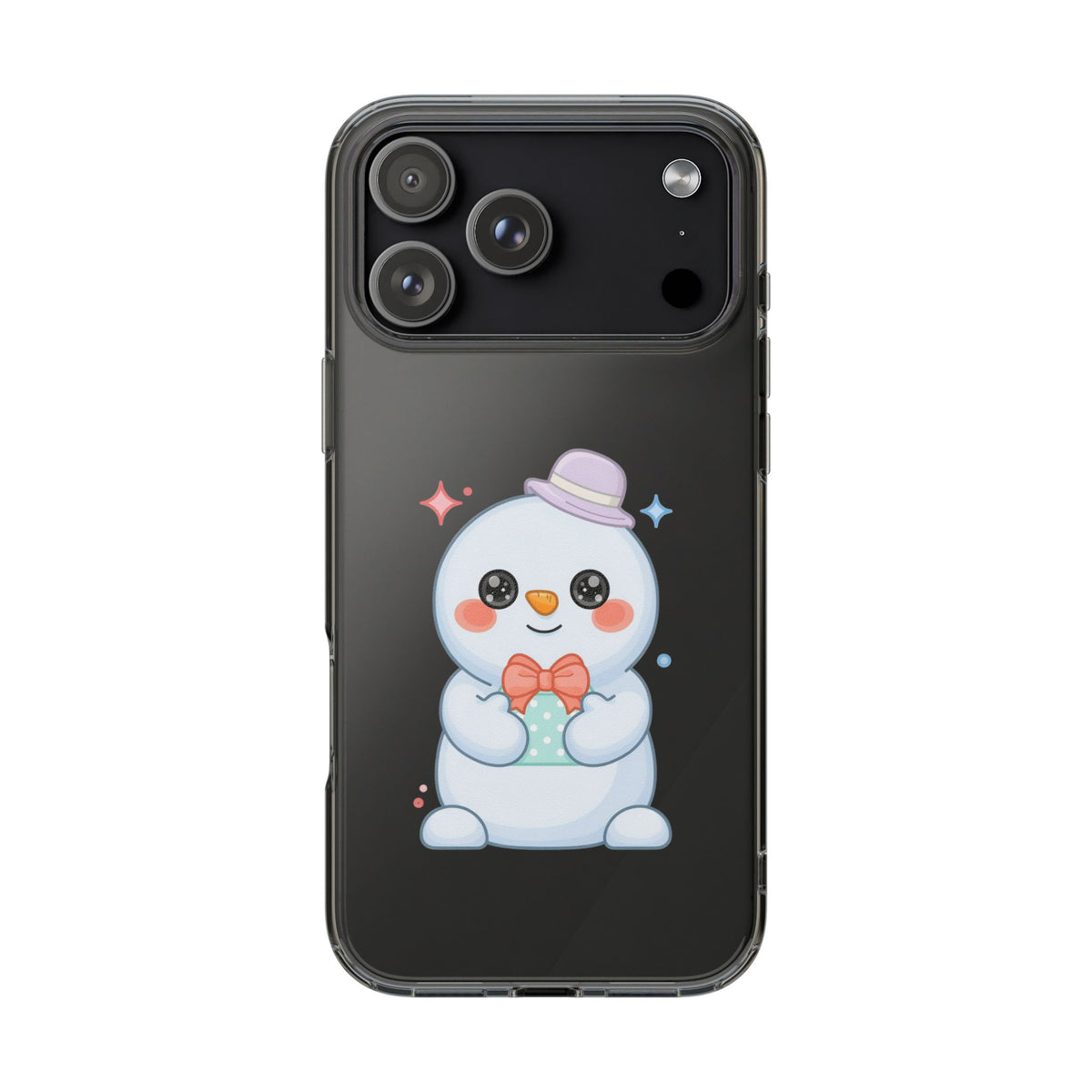 Kawaii Snowman Phone Case for Cheerful Winter Days