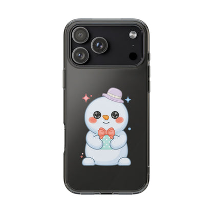 Kawaii Snowman Phone Case for Cheerful Winter Days