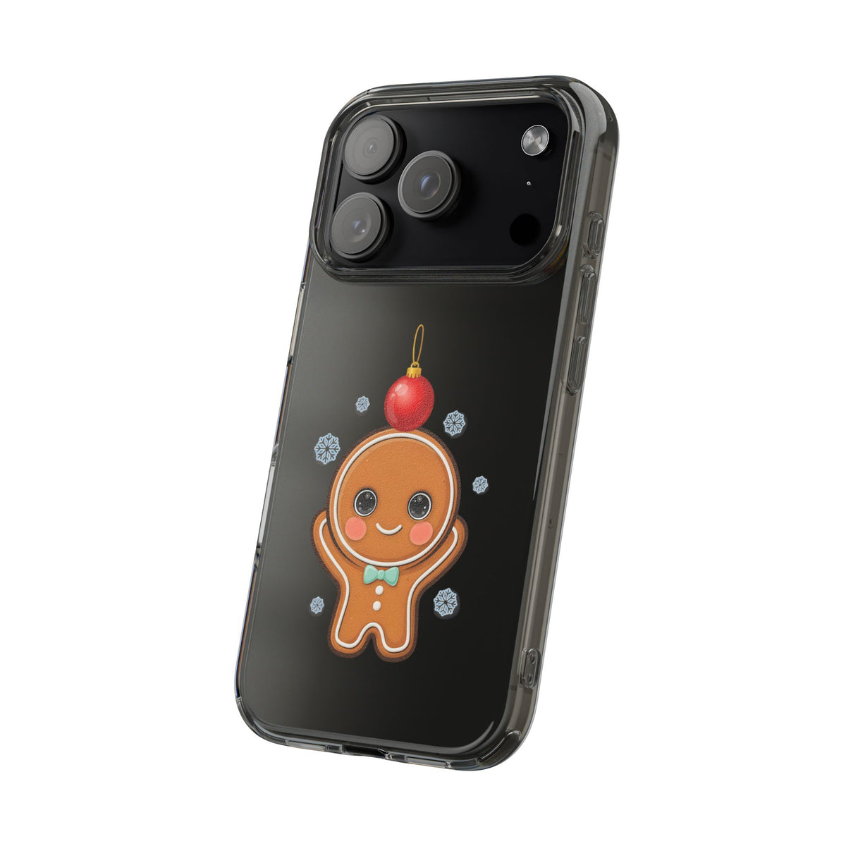 Christmas Gingerbread Phone Case, Cute Kawaii Holiday Gift