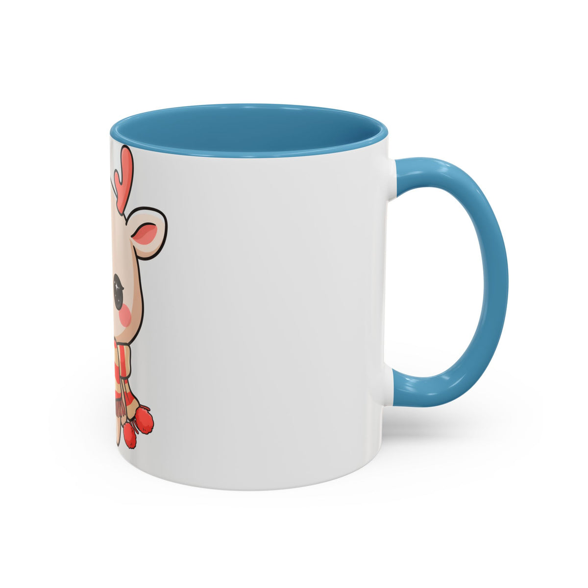 Kawaii Reindeer Christmas Mug for Holiday Fans
