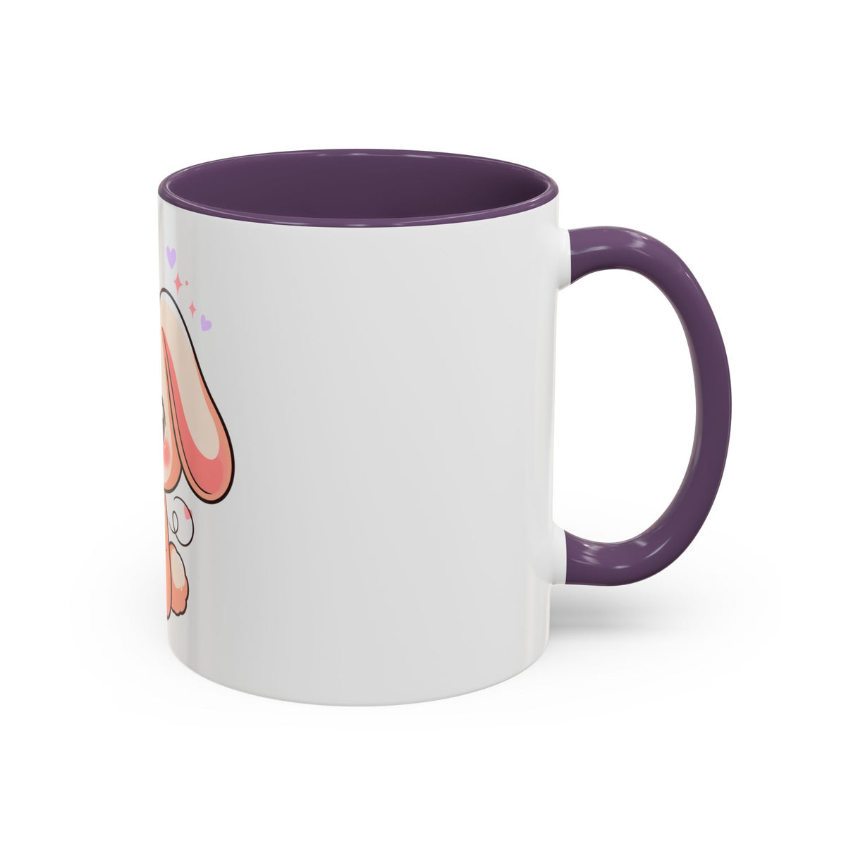 Gamer Bunny Accent Coffee Mug for Kawaii Game Lovers