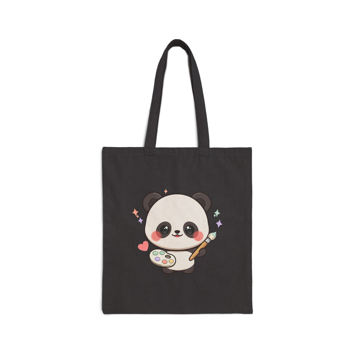Kawaii Panda Tote Bag for Art Supplies and Creative Days