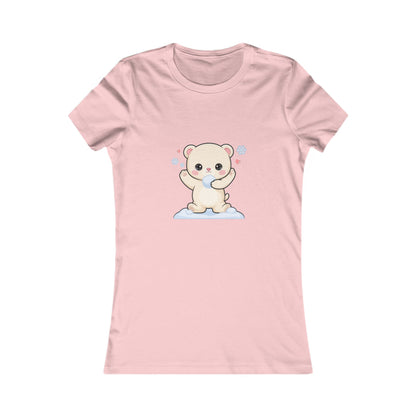 Kawaii Polar Bear T-Shirt for Playful Winter Outfits