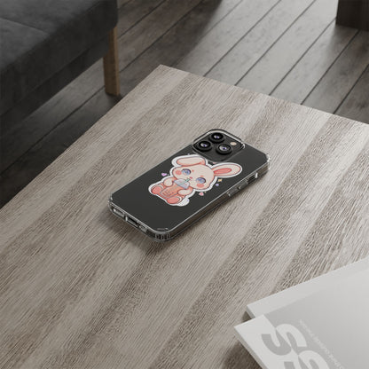 Kawaii Bunny Bubble Tea Phone Case for Boba Lovers