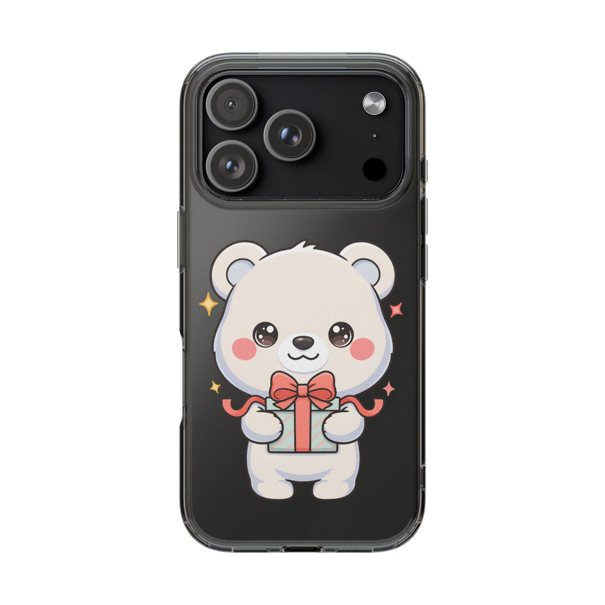 Kawaii Polar Bear Gift Phone Case for Holiday Gifting