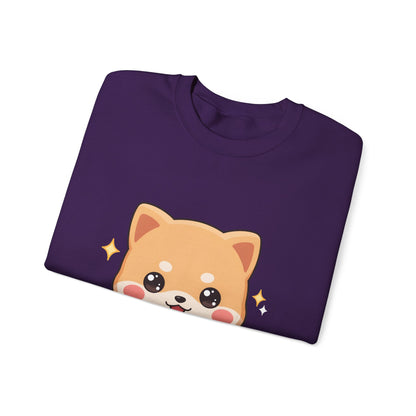 Kawaii Gamer Shiba Inu Sweatshirt for Cozy Gaming Days