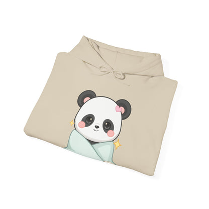Kawaii Panda Hoodie, Cozy Chibi Animal Sweatshirt