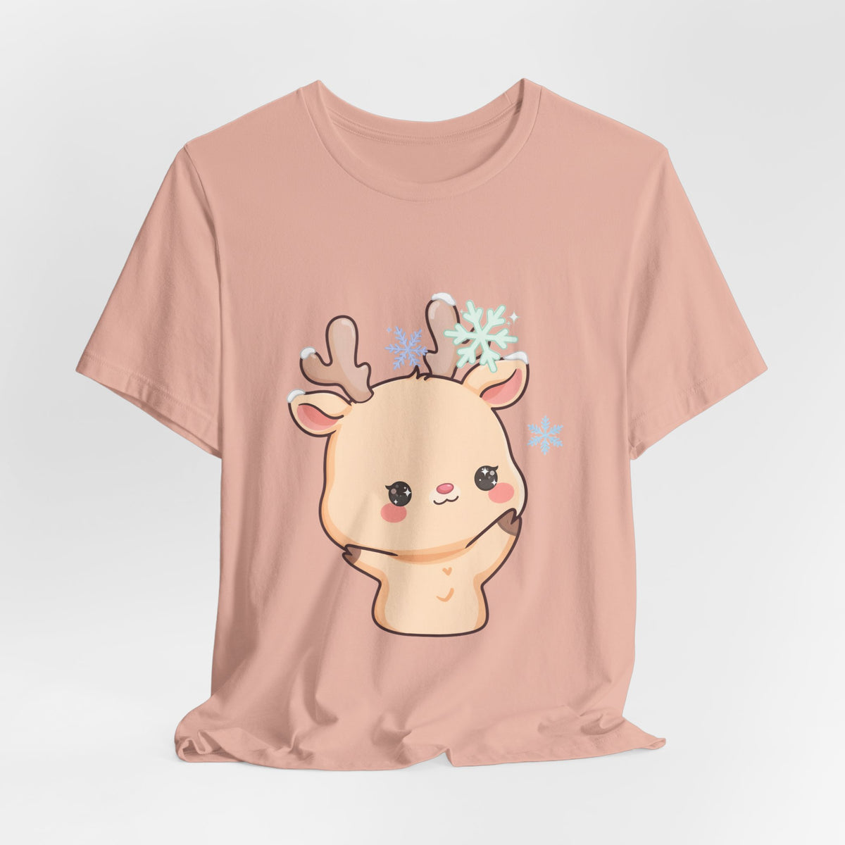 Kawaii Reindeer T-Shirt for Cute Winter Outfits