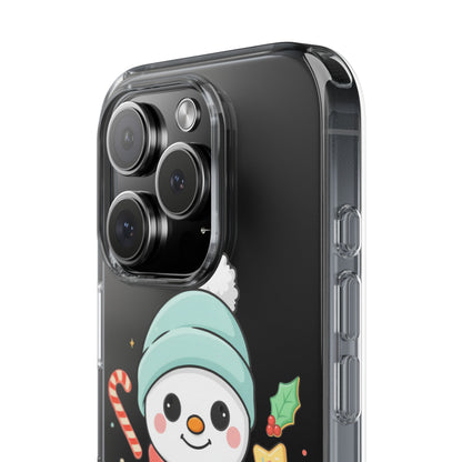 Christmas Snowman Phone Case, Cute Cookie Baker