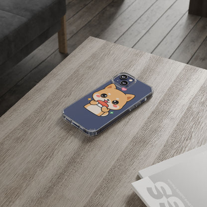 Kawaii Shiba Inu Phone Case for Sushi Lovers