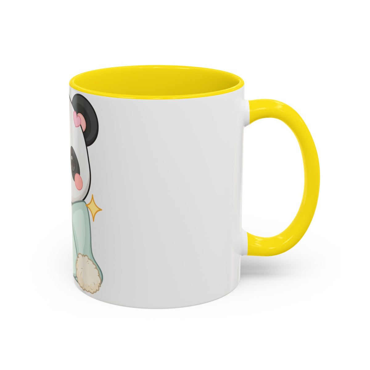 Kawaii Panda Accent Coffee Mug for Cozy Moments
