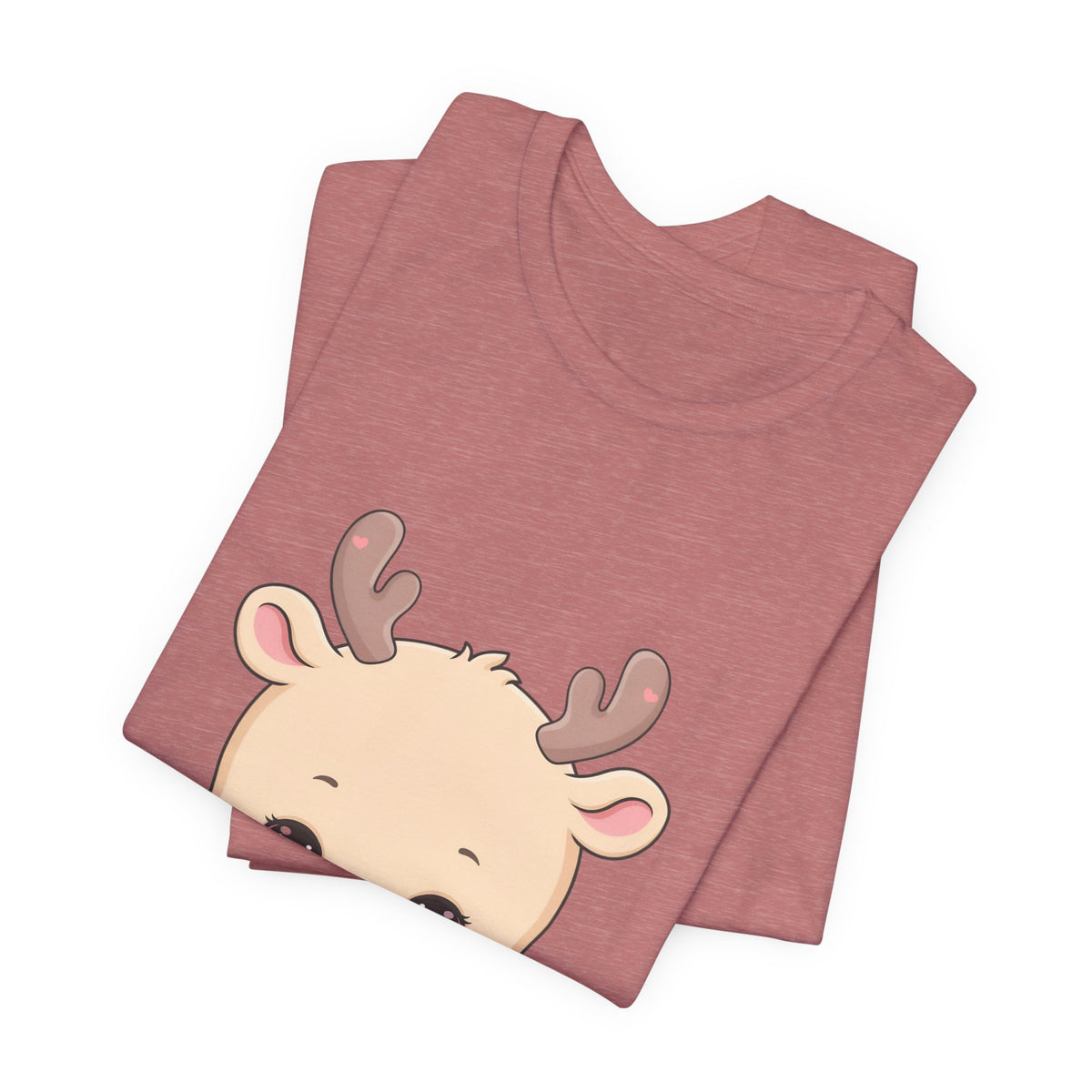 Kawaii Reindeer T-Shirt for Cozy Cocoa Season