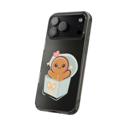 Gingerbread Man Phone Case – Kawaii Holiday Gift