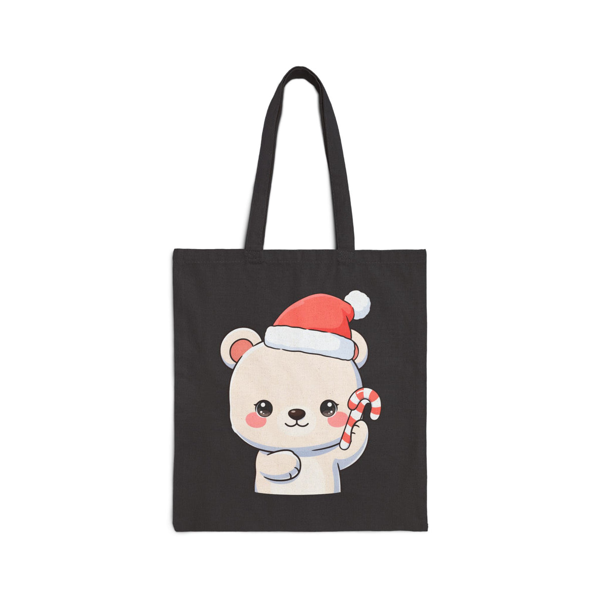 Christmas Polar Bear Tote Bag | Cute Kawaii Holiday Gift