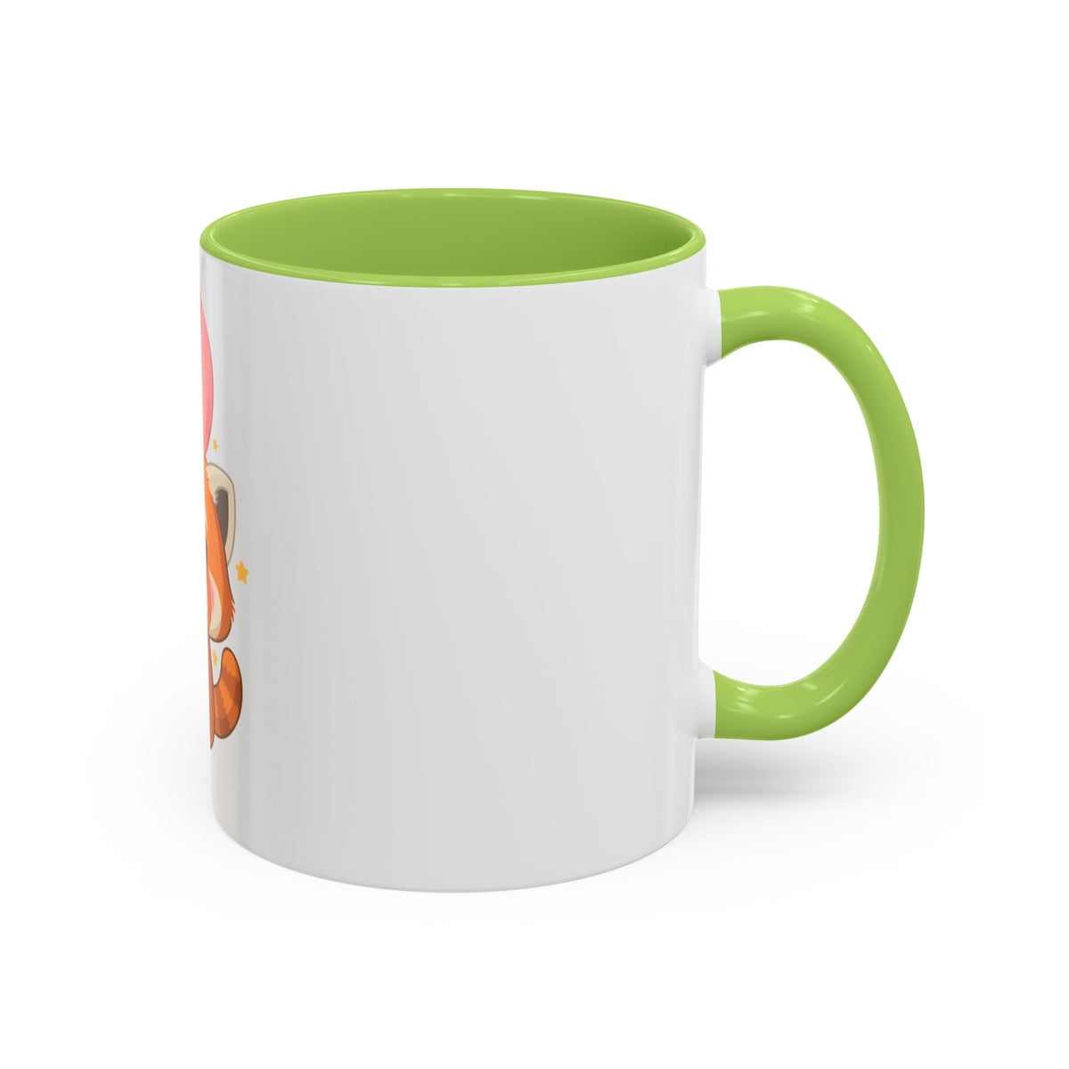 Kawaii Red Panda Accent Coffee Mug for Cute Animal Fans