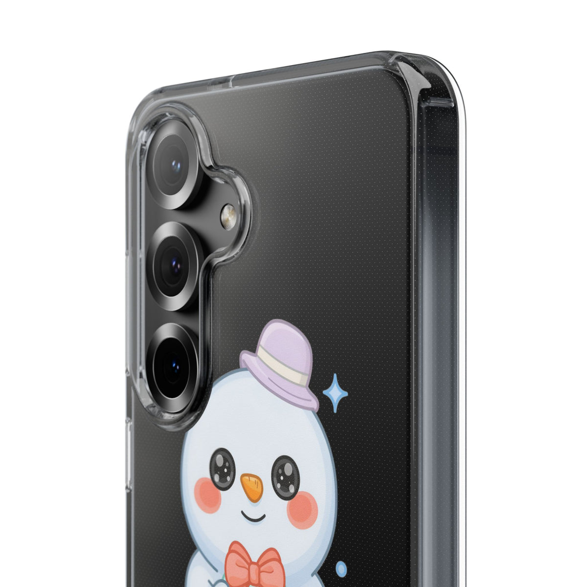 Kawaii Snowman Phone Case for Cheerful Winter Days