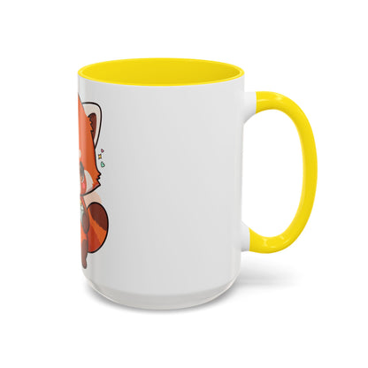 Red Panda Gamer Accent Coffee Mug for Cozy Desk Setups