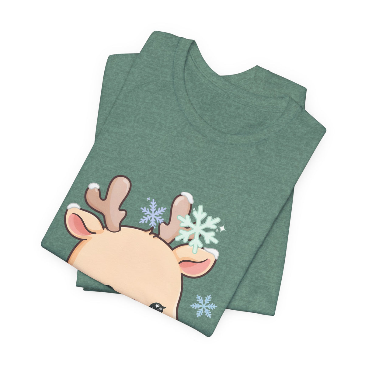 Kawaii Reindeer T-Shirt for Cute Winter Outfits