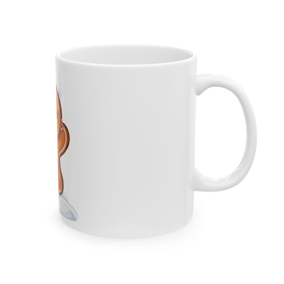 Kawaii Gingerbread Mug for Cozy Christmas Cheer