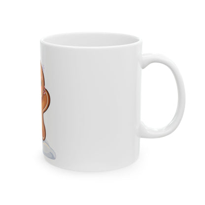 Kawaii Gingerbread Mug for Cozy Christmas Cheer