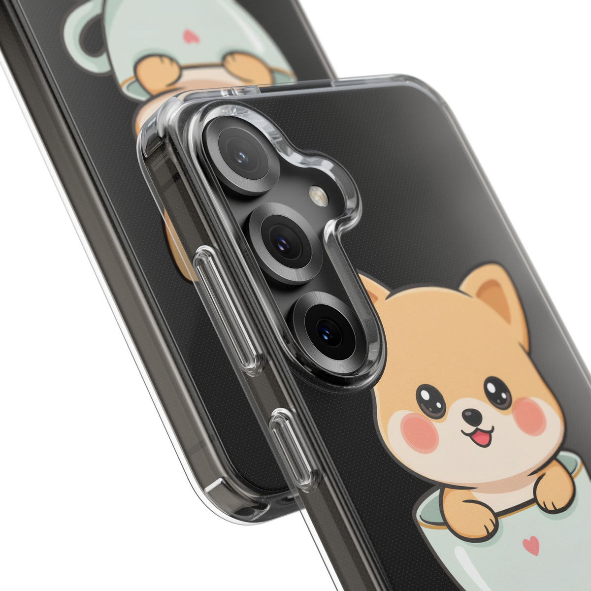 Kawaii Shiba Inu Phone Case – Cute Puppy in a Teacup