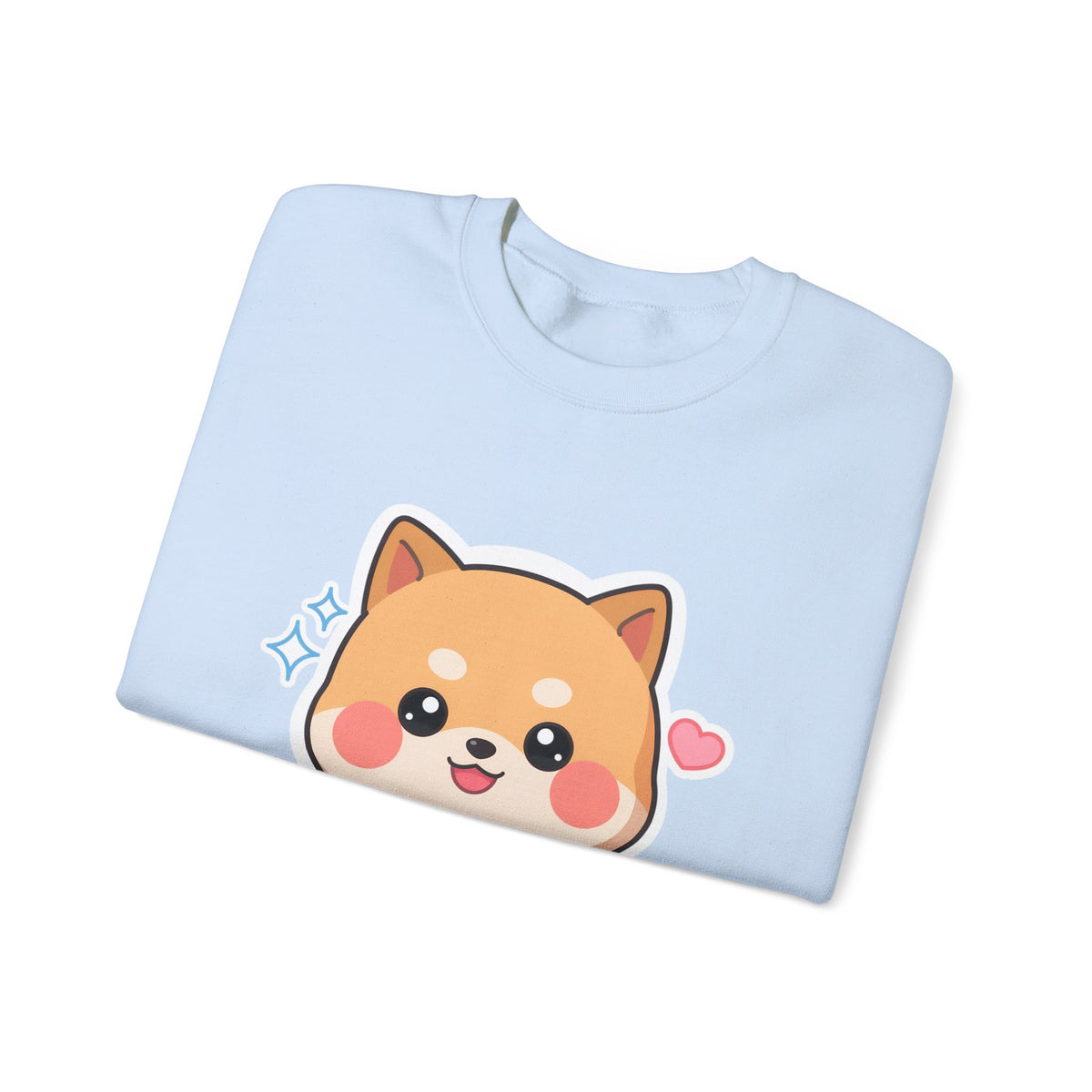 Kawaii Shiba Inu Sweatshirt, Cute Plant Lover Crewneck